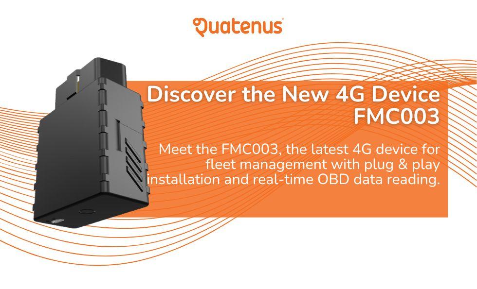 Fleet Management: New FMC003 Device with 4G Technology