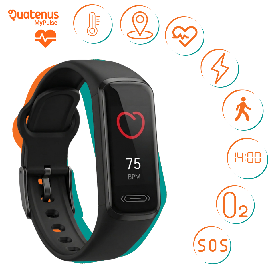 App Quatenus MyPulse com painel de monitorização remota e indicadores de bem-estar em tempo real